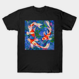 Koi - Acrylic koi fish painting T-Shirt